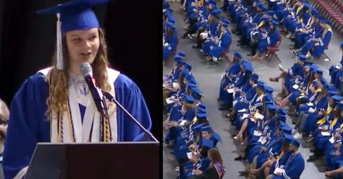 In Her Graduation Speech, Valedictorian Gives a Powerful Message: ‘Your Worth Is Found in Jesus’