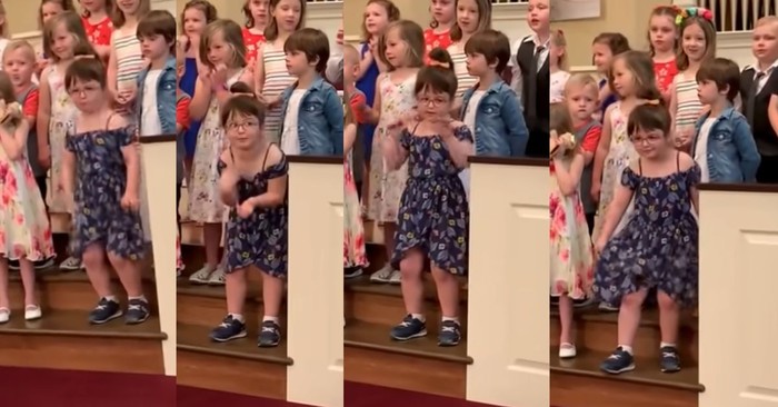 Little Girl Dancing Her Heart out During Class Graduation Performance Goes Viral