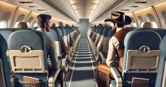 Atheist on a Plane Says There’s No God, But a Cowboy’s Reply Shuts Him Down Quick