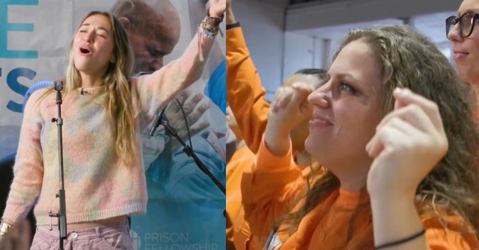 Lauren Daigle Shares Powerful Gospel Message with Prison Inmates