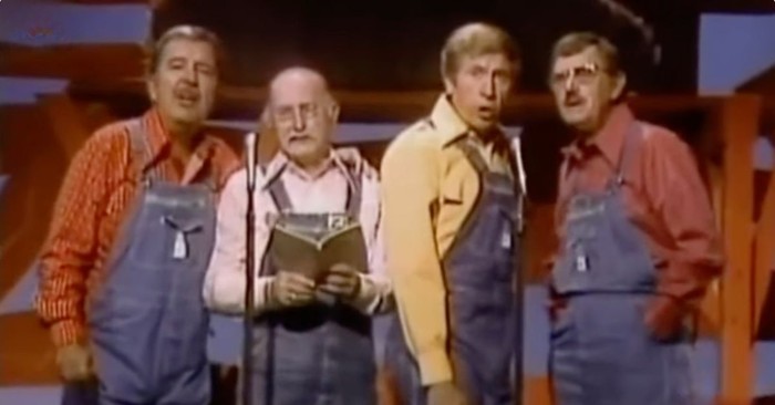 'Just A Little Talk with Jesus' Hee Haw Gospel Quartet Live Performance