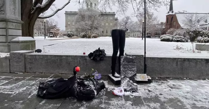 Controversy Erupts as Satanic Statue Near Nativity Scene Is Destroyed in New Hampshire