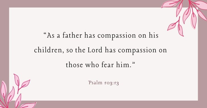 Your Daily Verse Psalm 103 13