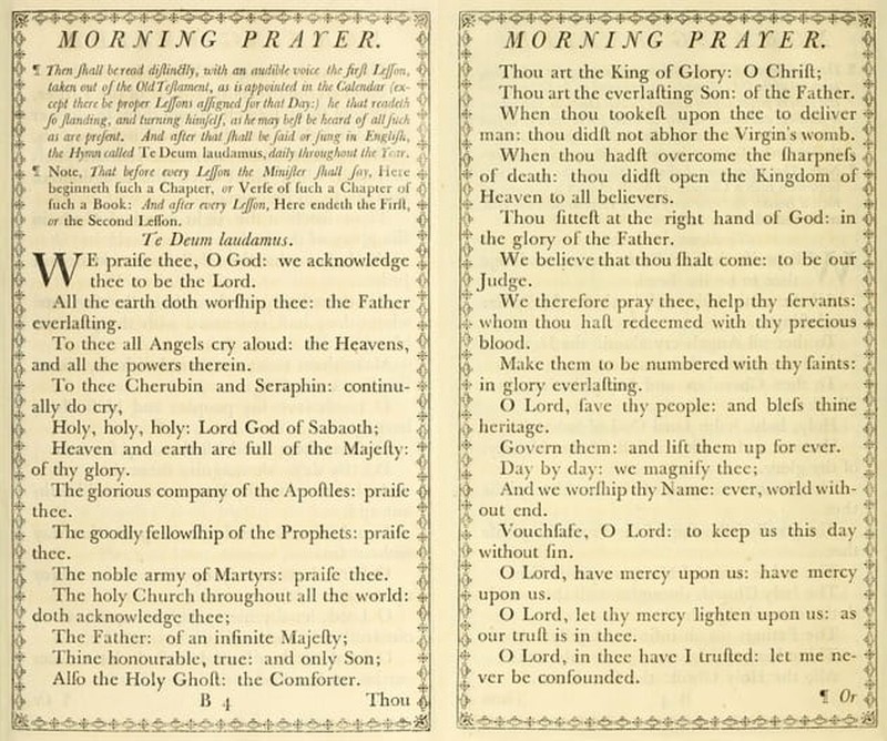 5. The Book of Common Prayer contains “instructions” for public worship.