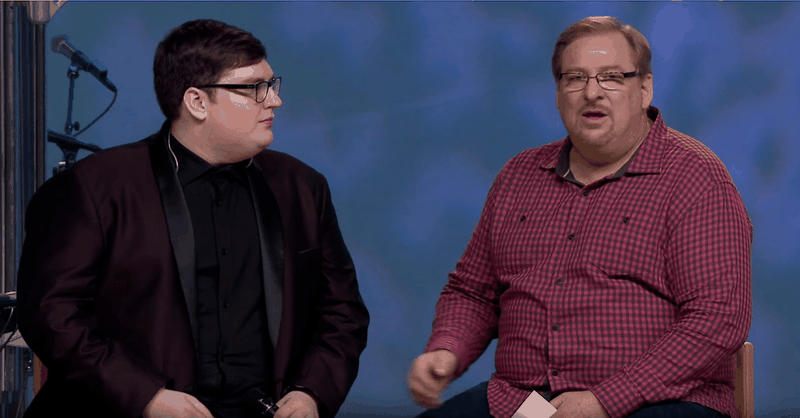 Rick Warren Interviews Jordan Smith Winner of The Voice Season 9 at Saddleback Church