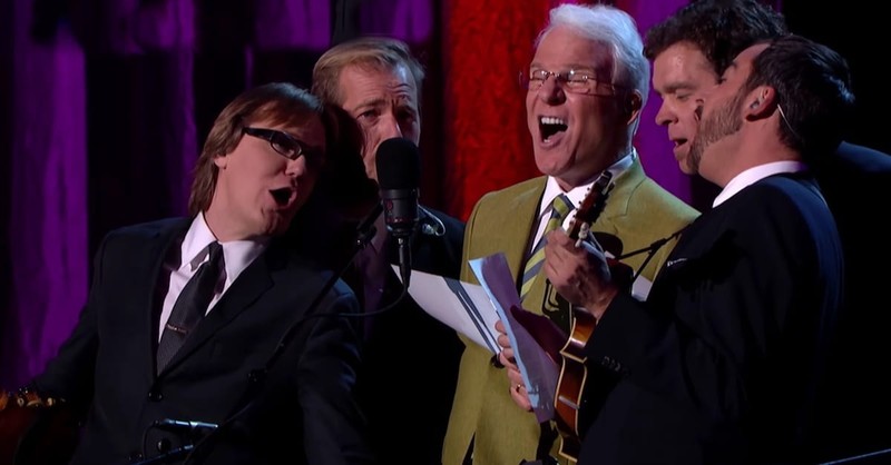 Steve Martin Sings 'Atheists Don't Have No Songs'