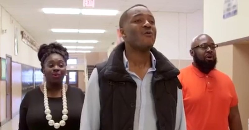 Students Sing 'Amazing Grace' To Teacher Battling Cancer