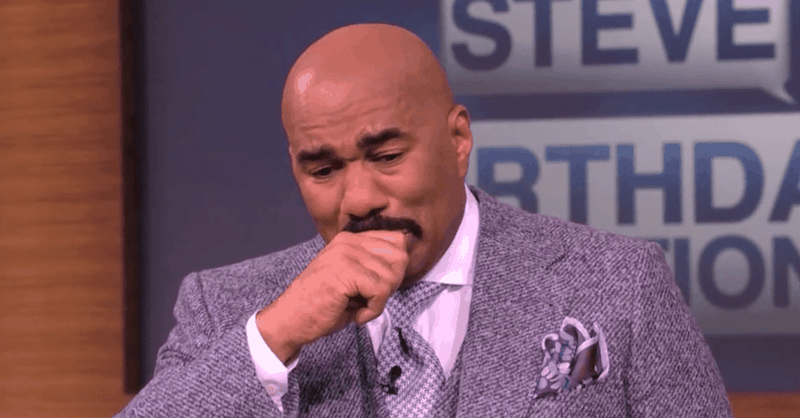 A Surprise From The Past Leaves Steve Harvey in Tears