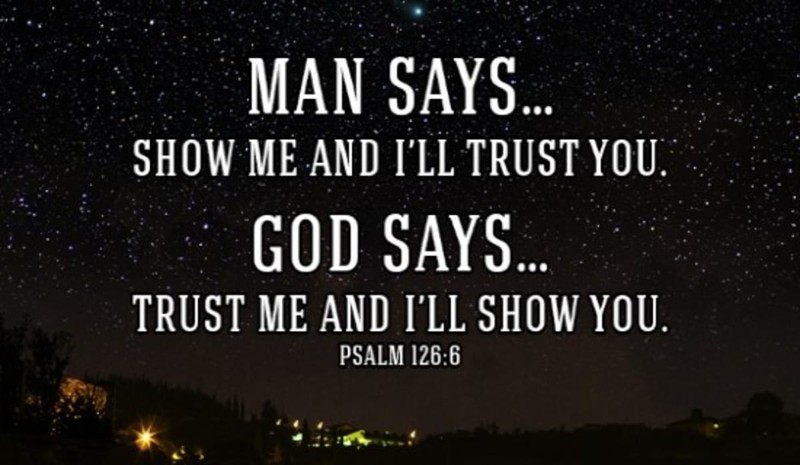 God Needs You to Trust Him