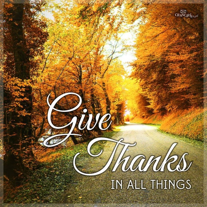 Give Thanks in All Things - Christian Inspirational Images