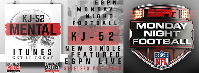 New single by KJ-52, TONIGHT, launches as theme song for ESPN’s Monday Night Football