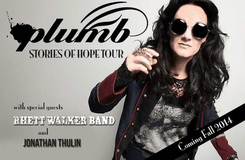 Plumb announces the Stories of Hope tour, with special guests Rhett Walker Band and Jonathan Thulin
