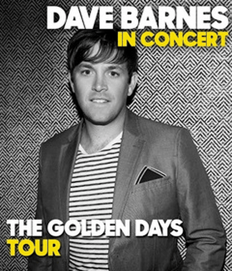 GRAMMY-Nominated Artist Dave Barnes Kicks Off The "Golden Days Tour" to Support New Album