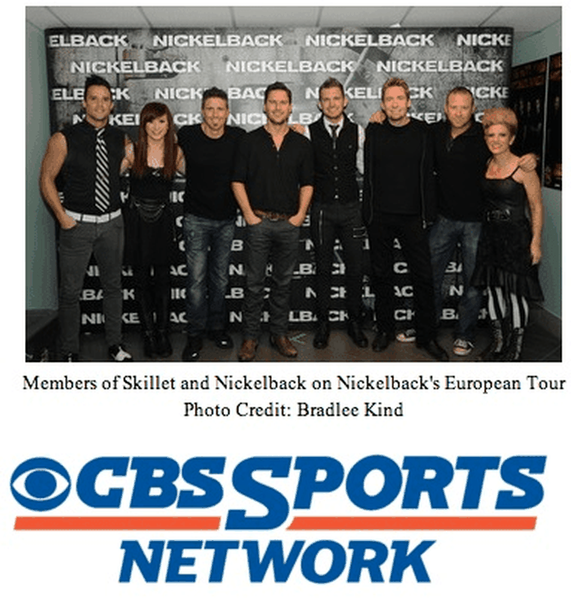 CBS Sports Picks Up Skillet's "RISE"