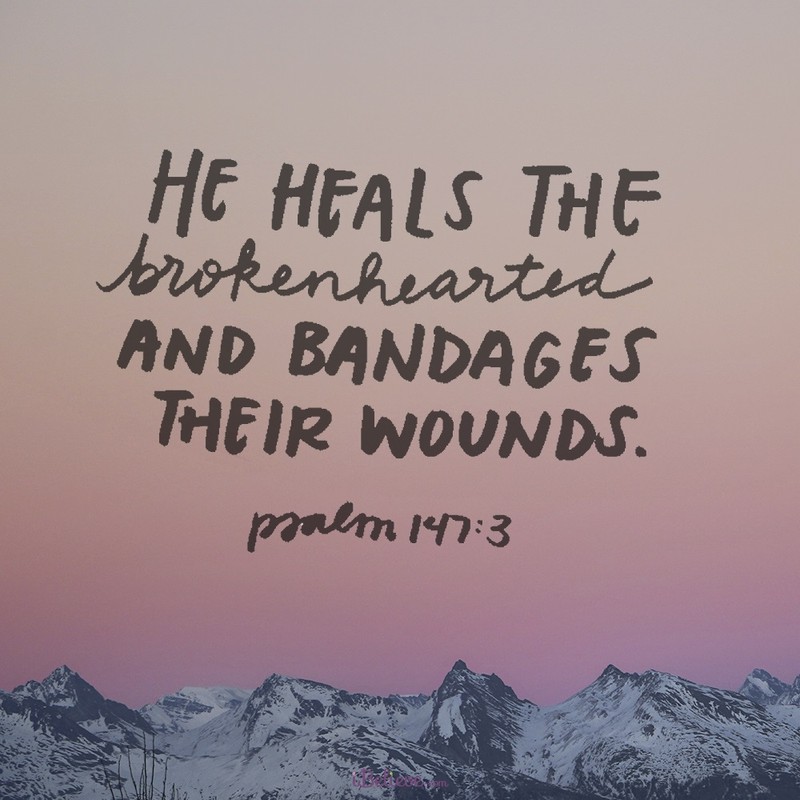 He Heals the Brokenhearted