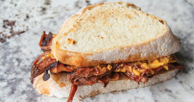 1. Brisket and Bacon Grilled Cheese 