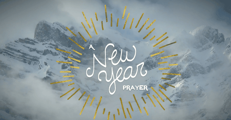 A New Year Prayer