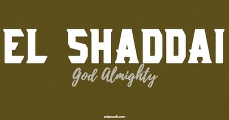el shaddai name of god