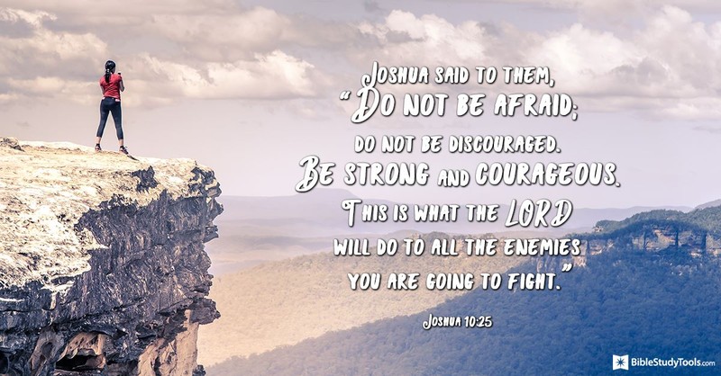 Your Daily Verse - Joshua 10:25