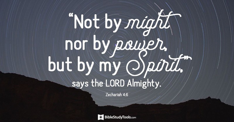 Your Daily Verse - Zechariah 4:6