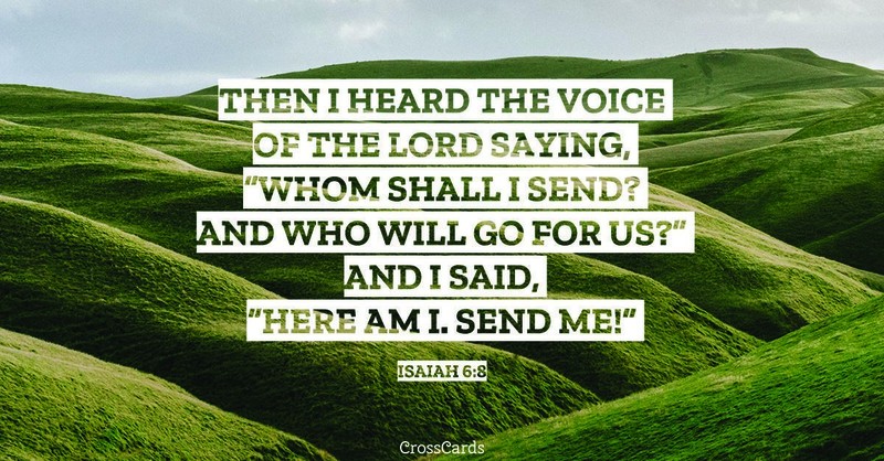 Your Daily Verse - Isaiah 6:8
