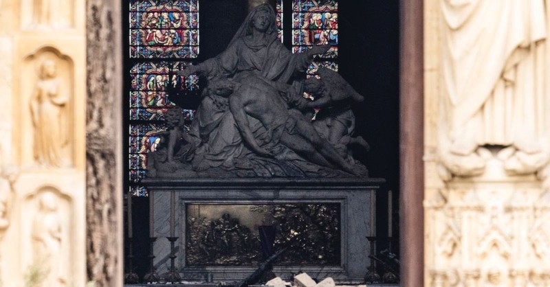 Cross and Crown of Thorns Miraculously Survive Devastating Notre Dame Cathedral Fire