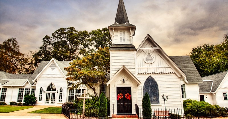 Little white church