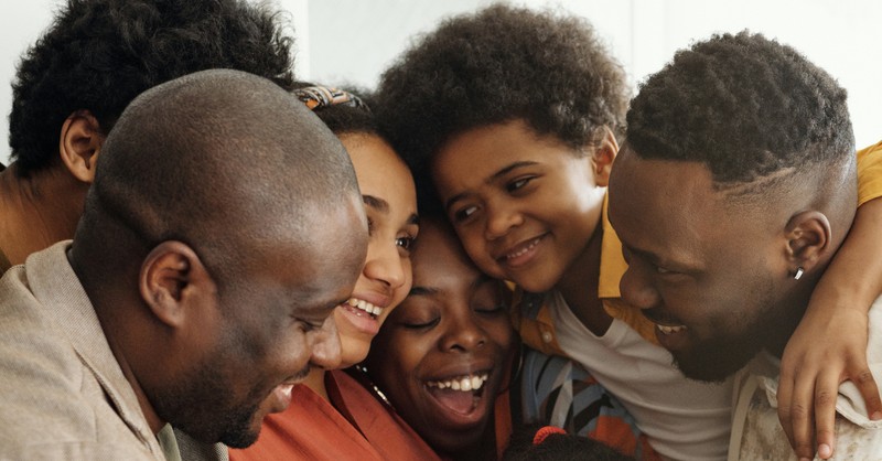 family gathering group hug, tension between you and your children