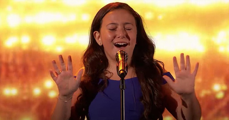 10-Year-Old Roberta Battaglia Sings 'You Say' on AGT
