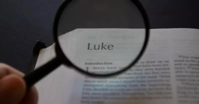 magnifying glass closer look at kingdom of God within you in Luke 17