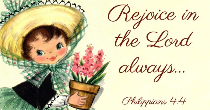 new year bible verses, Philippians 4:4