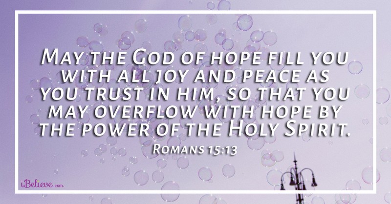 Romans 15:13 fb