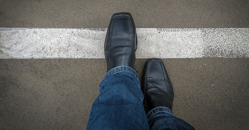 Foot crossing over a boundary, boundaries in marriage