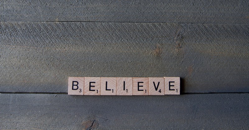 Believe in scrabble