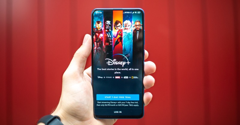 the Disney plus app opened on a phone, Disney movies that have biblical lessons