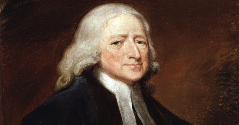 painting of methodist founder, john wesley