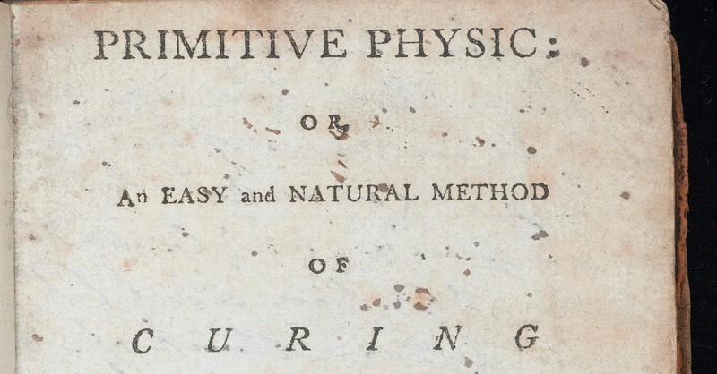 john wesley's book, primitive physic