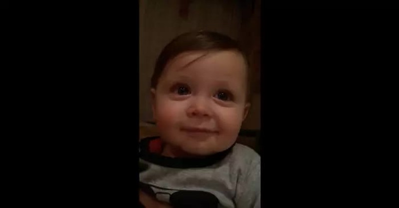 Baby Emotionally Reacts To Andrea Bocelli Singing To Elmo