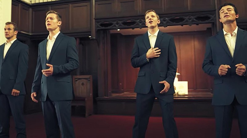 'It Is Well With My Soul' Redeemed Quartet Sing Hymn In Church