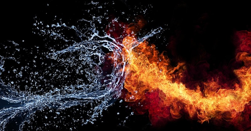 How to Fight Fire with Living Water