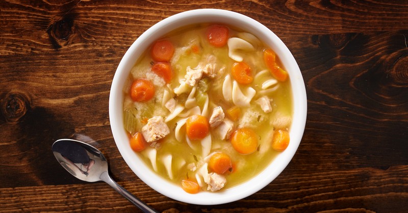 bowl of chicken soup, esau sells birthright for soup