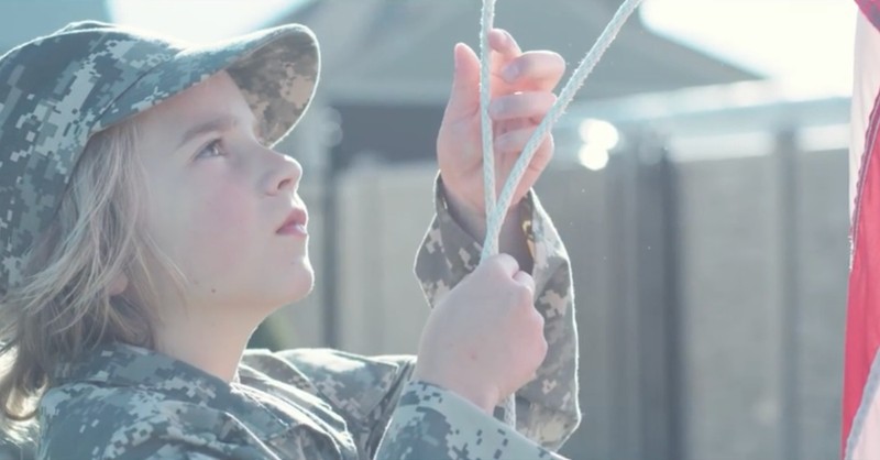 'This Uniform's For You' 14-Year-Old Dedicates Song To Military Dad