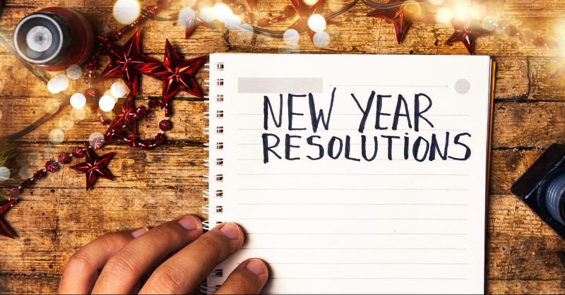 New Year's Resolutions list