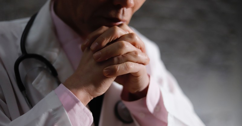 Praying doctor, prayer for healthcare workers