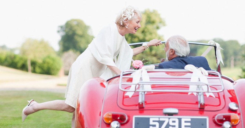 Older couple remarrying