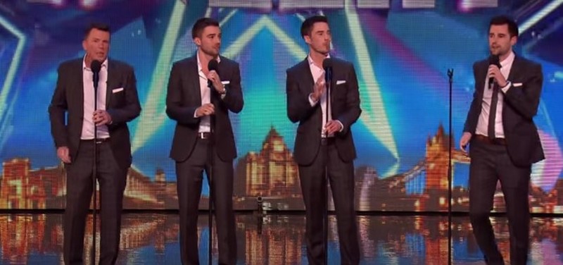 Father and sons sing at Britian's Got Talent