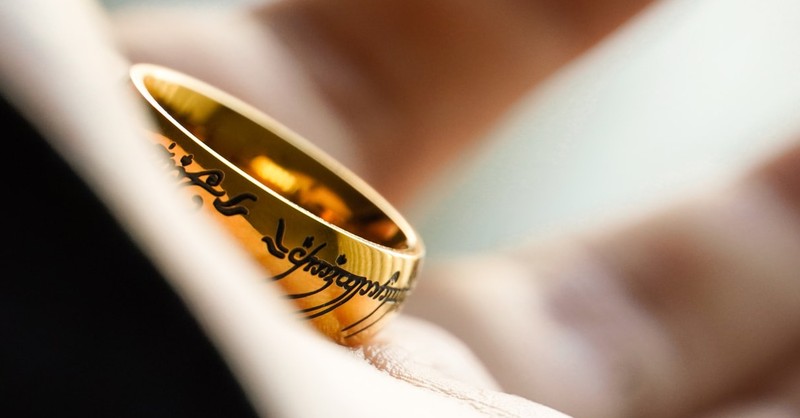 hand holding sauron's ring lord of the rings christian