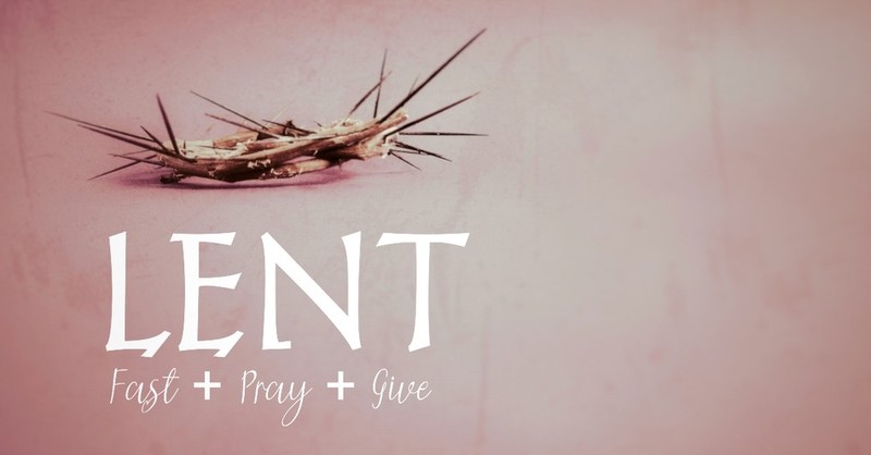 Lent with a crown of thorns