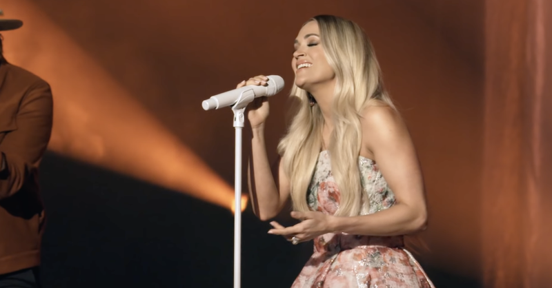 'Nothing But The Blood Of Jesus' Carrie Underwood Live Performance