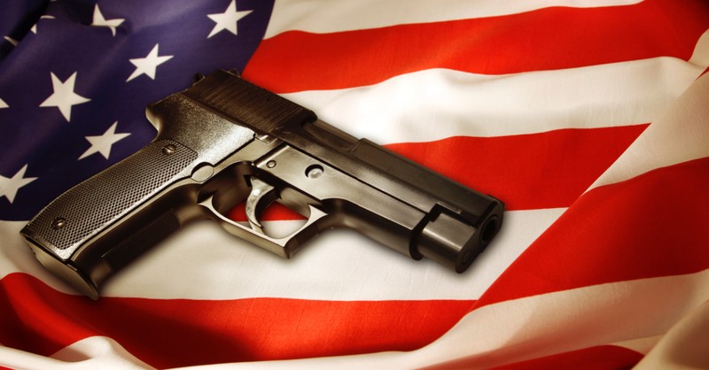 a gun and the American flag, 5 christian leaders weigh in on gun control
